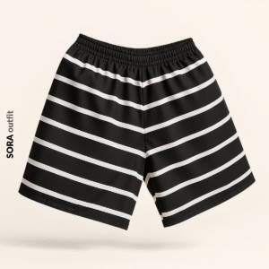BOXER LURIK HITAM BESAR