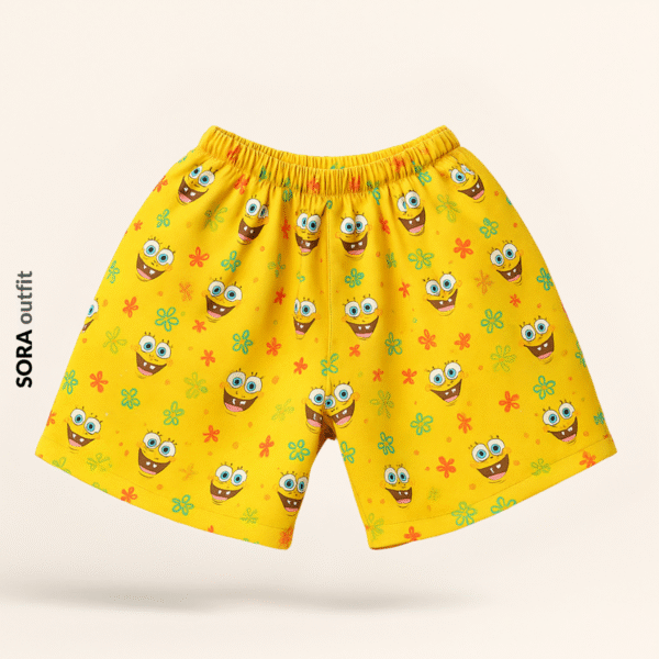 BOXER SPONGEBOB MUSTARD
