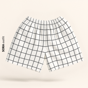 BOXER TARTAN-KOTAK PUTIH
