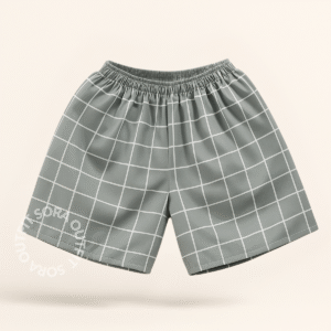 BOXER TARTAN-KOTAK ABU-ABU